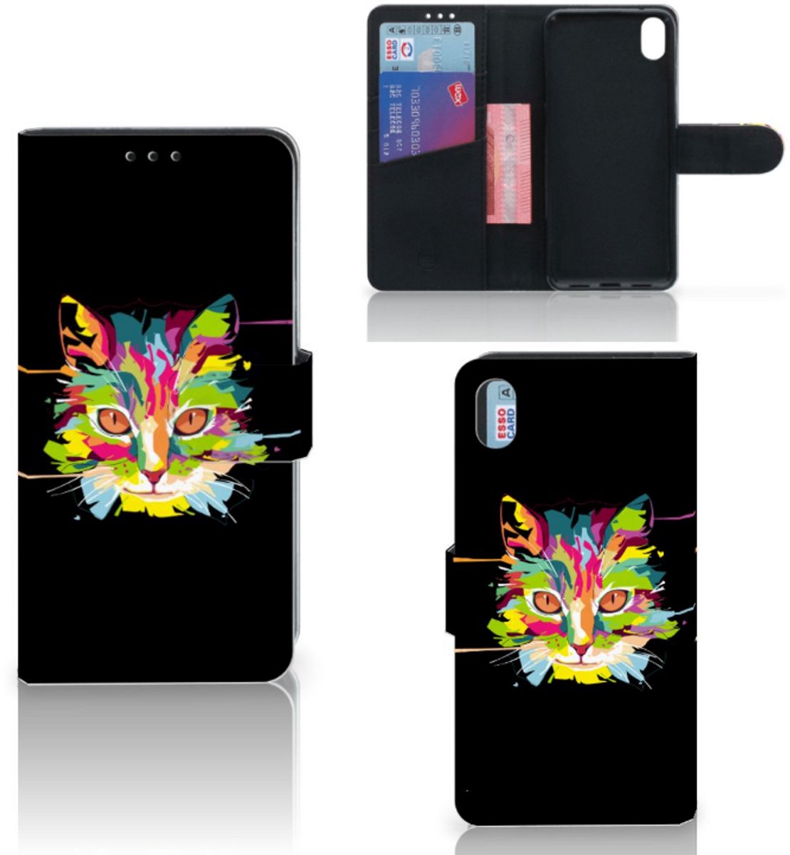 Xiaomi Redmi 7A Leuk Hoesje Cat Color