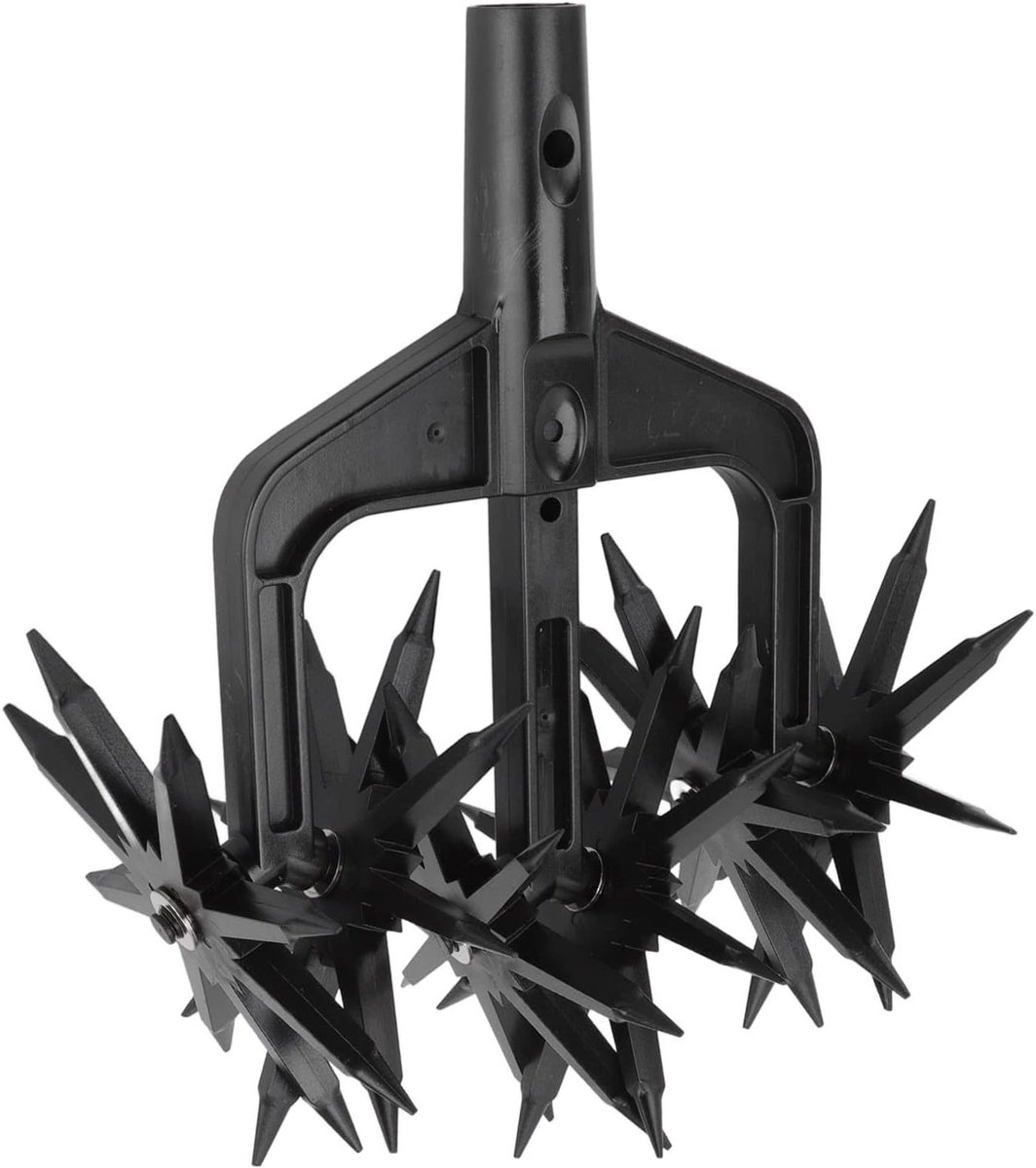 2-in-1 Grondbeluchter en Tuincultivator - Rotonde Tiller voor Tuinen, Terrassen en Grondverbetering