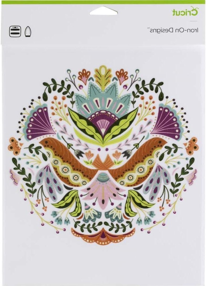 Cricut IJzer (Floral Mandala) Groot klaar om aan te brengen ontwerp, multi, One Size