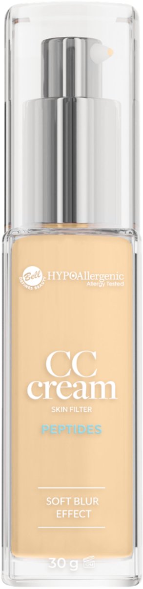 Bell Hypoallergenic Hypoallergene Skin Filter CC Cream 01 Cream