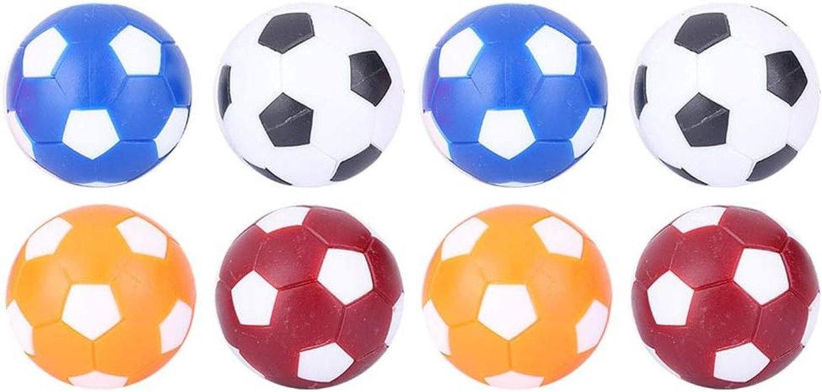 Mini Tafelvoetbal Ballen - Vervangingsballen Tafelvoetbal - Tafelvoetbal Spel - Duurzaam Rubber - 36 mm Diameter - Meerdere Kleuren