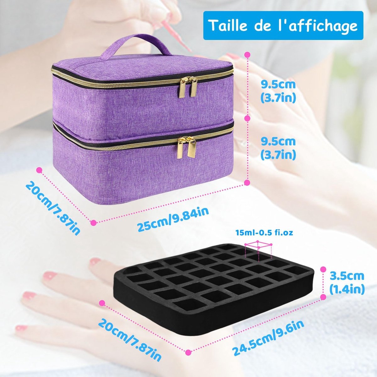 Nagellak Koffer - Nagel Koffer - Nagelopberger - Praktisch