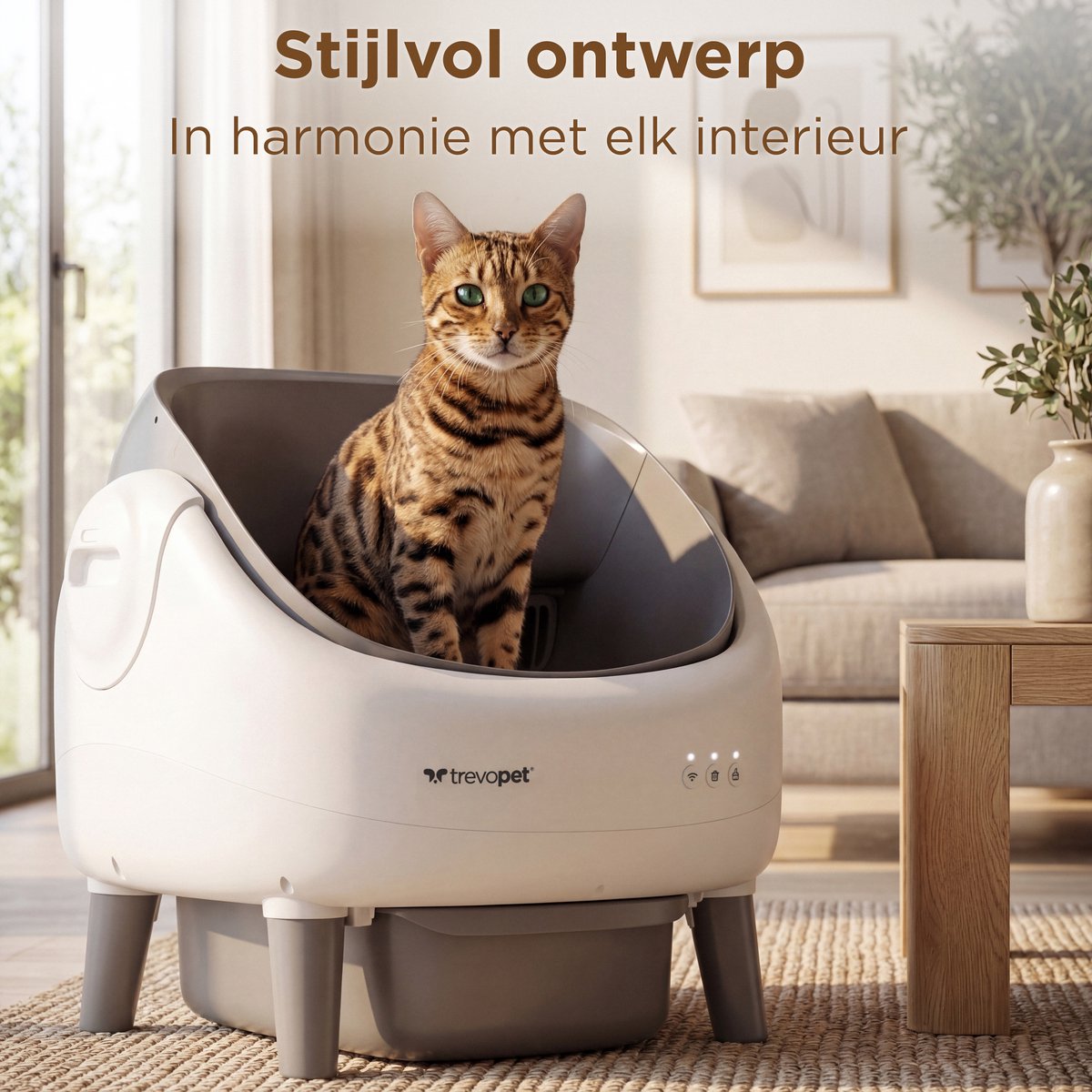 TrevoPet Air - Automatische Kattenbak met App thumbnail 6