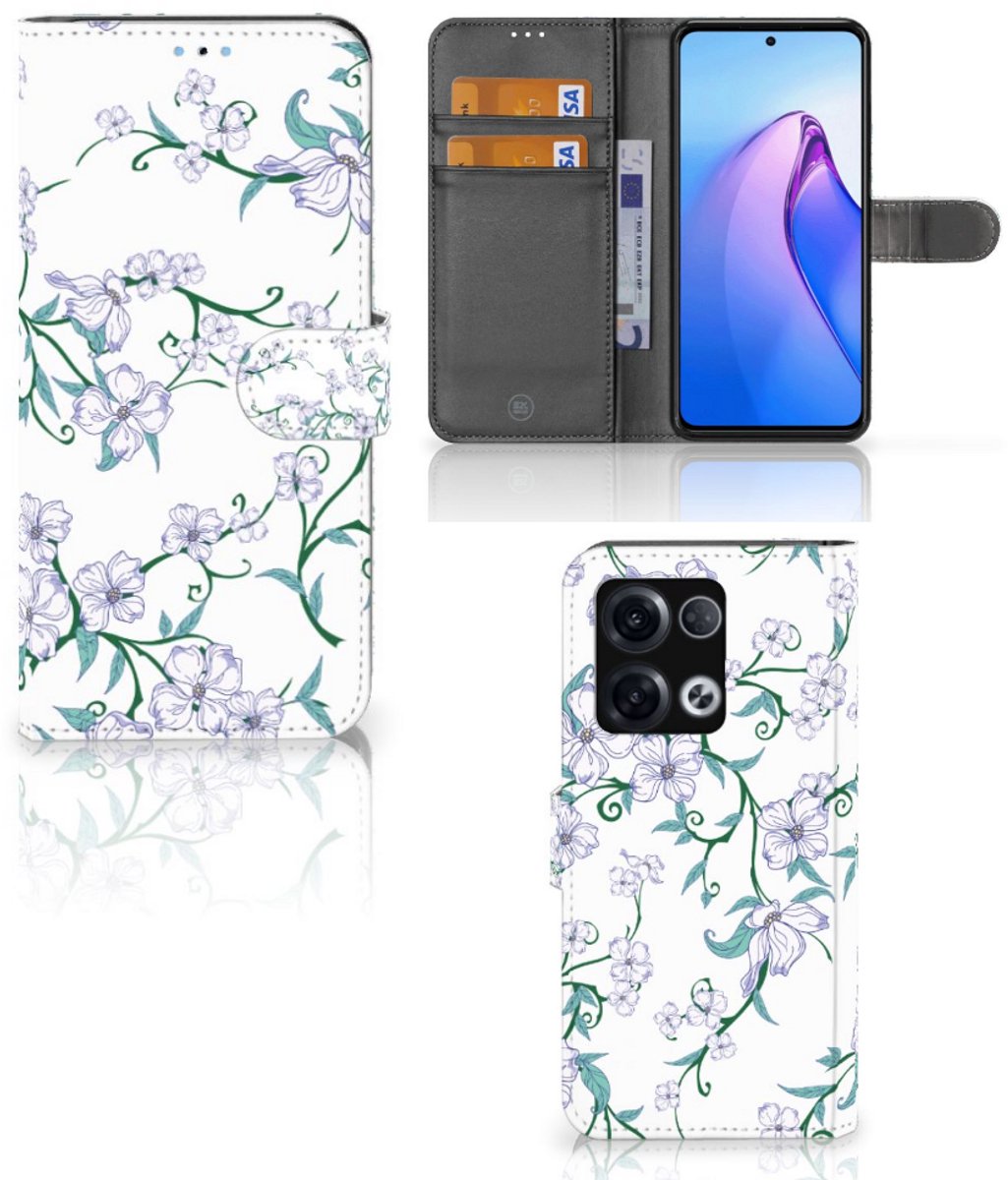 OPPO Reno8 Pro Uniek Hoesje Blossom White