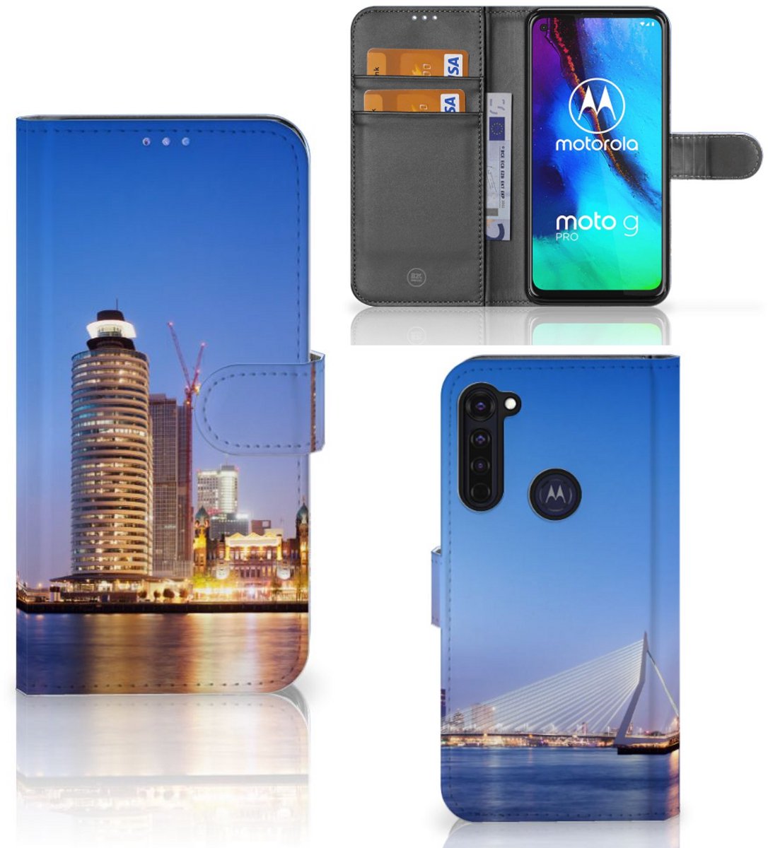 Motorola Moto G Pro Flip Cover Rotterdam