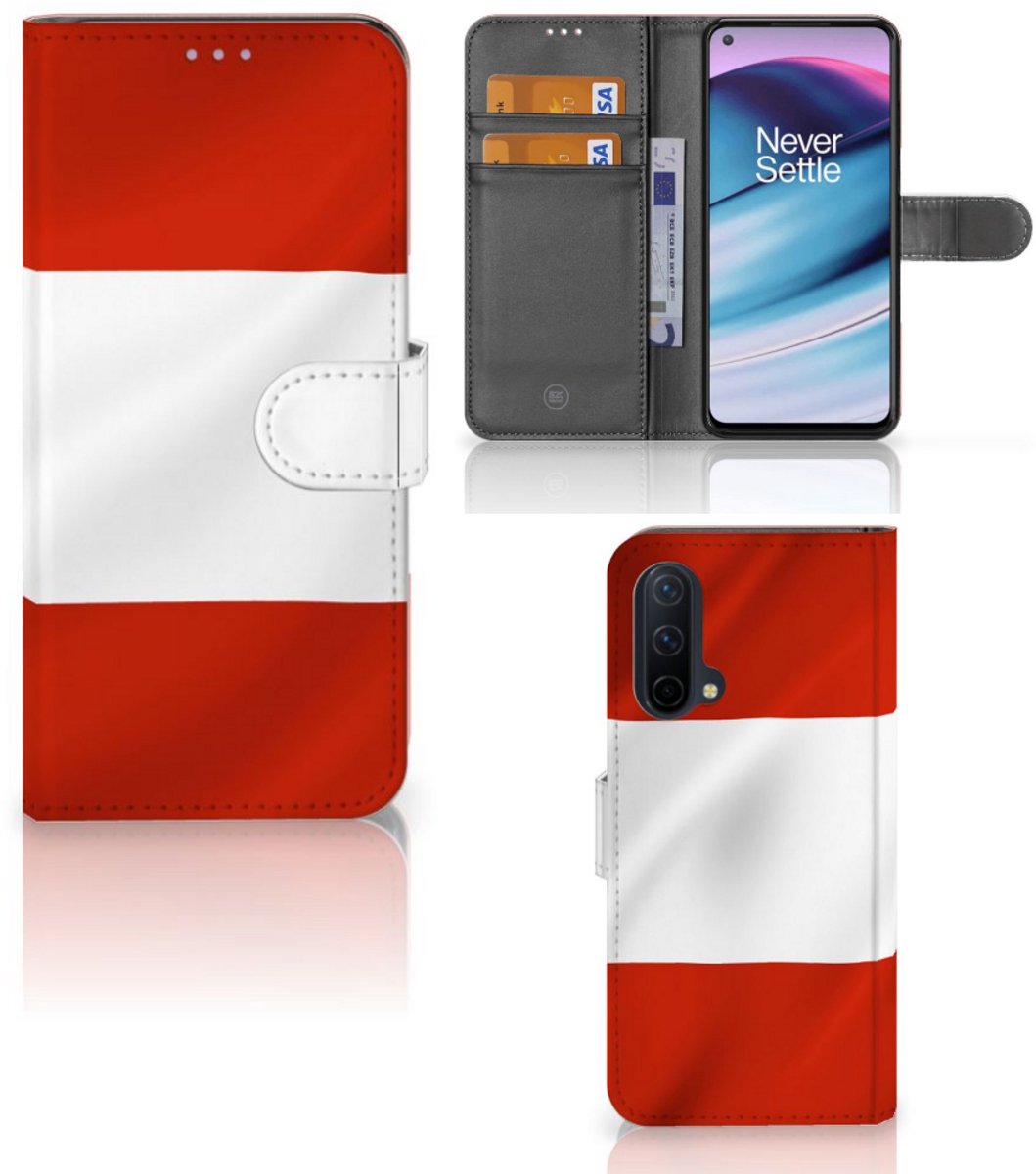 OnePlus Nord CE 5G Bookstyle Case Oostenrijk