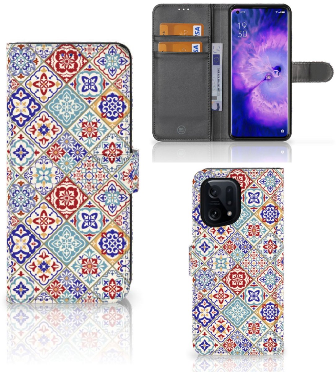 OPPO Find X5 Bookcase Tiles Color
