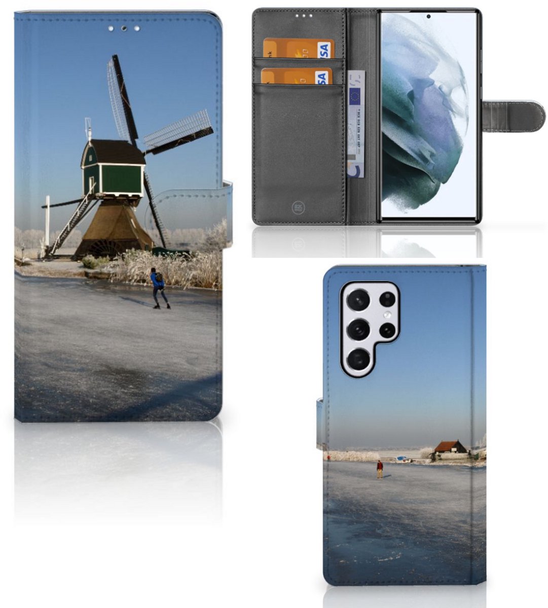 Samsung Galaxy S22 Ultra Flip Cover Schaatsers