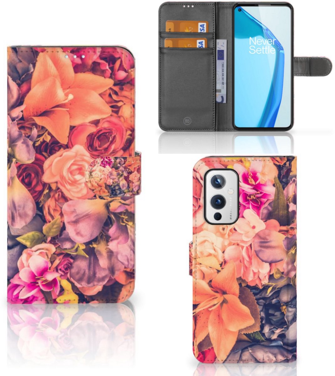 OnePlus 9 Hoesje Bosje Bloemen
