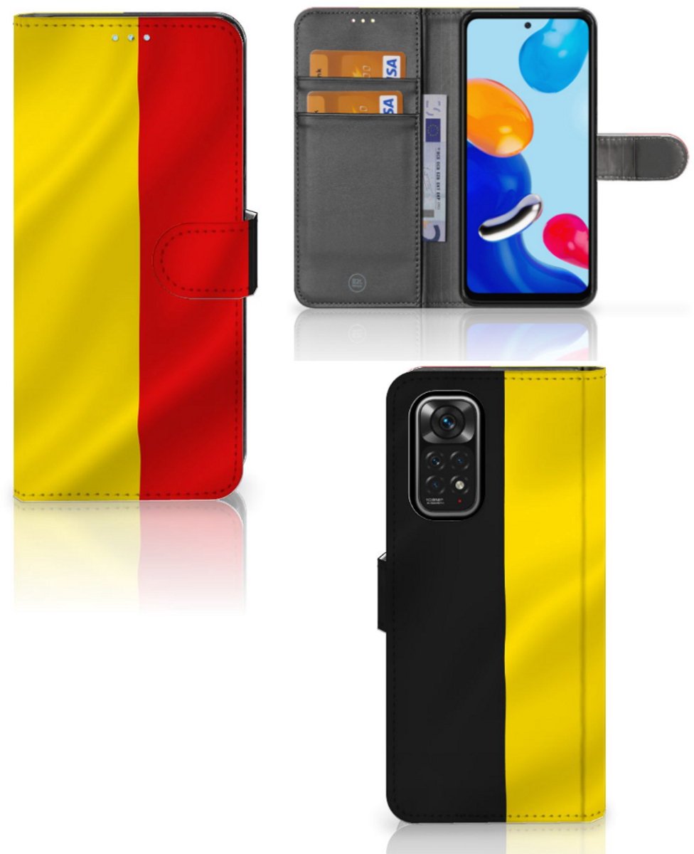 Xiaomi Redmi Note 11/11S Bookstyle Case Belgische Vlag