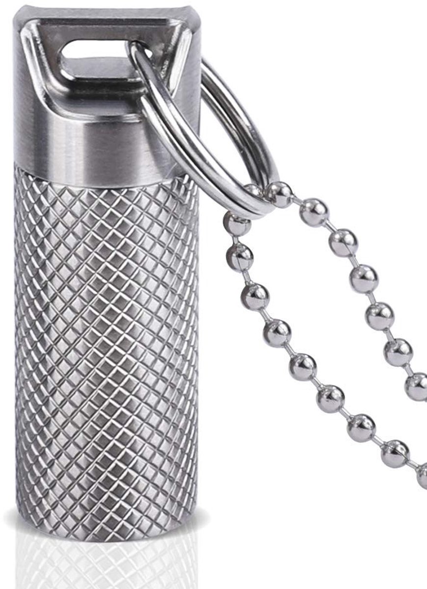 Cosensi - Mini Pill Box - Waterdicht - Lichtgewicht - Non-allergisch - Klein formaat - Voor Outdoor Travel - Perfect voor pillen