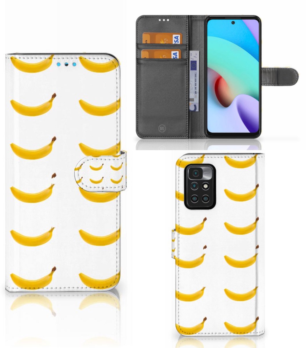 Xiaomi Redmi 10 Book Cover Banana