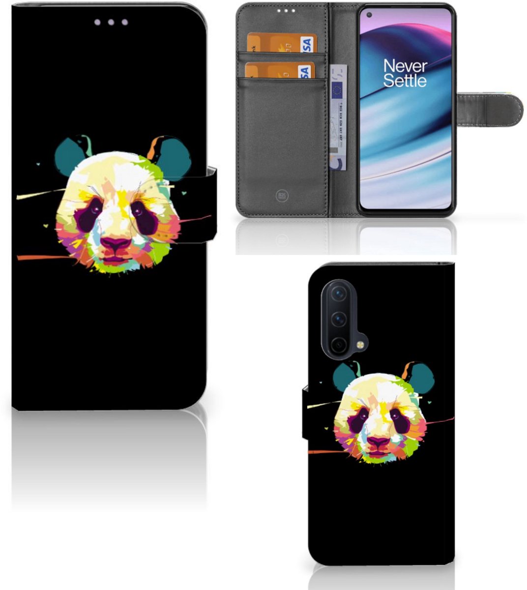 OnePlus Nord CE 5G Leuk Hoesje Panda Color