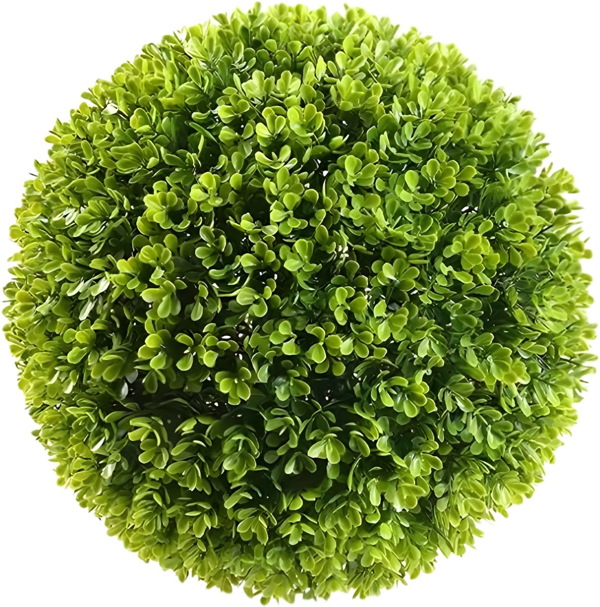 Happiq Kunstmatige plant - Voor tuin, balkon, bruiloft en huisdecoratie - Decoratieve faux buxus topiary bal - Kunststof - 4pcs 30cm Groen