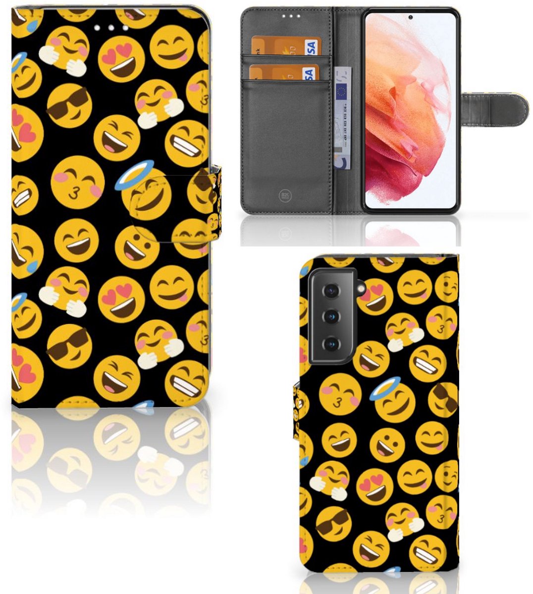 Samsung Galaxy S21 Telefoon Hoesje Emoji