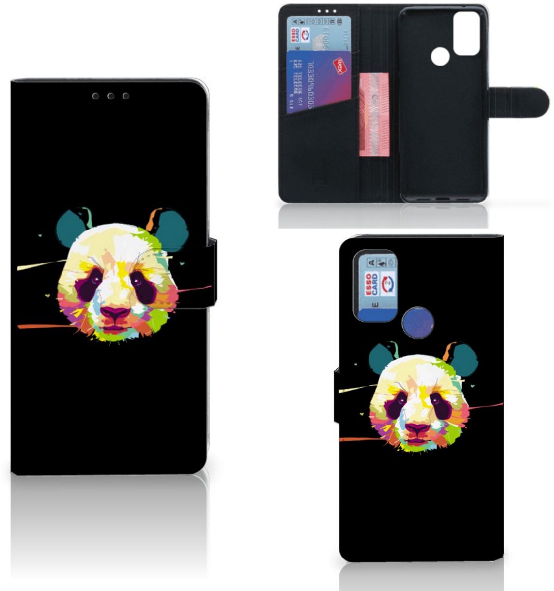 Alcatel 1S (2021) Leuk Hoesje Panda Color