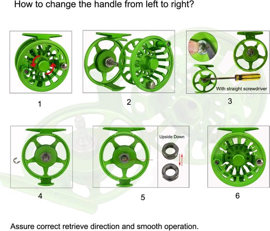 Aventik Z Vliegvisserij Reel CNC Aluminium Forel 3/5, 5/7, 7/9wt Grote Prieel Zoetwater Fly Reel (3/5) — afbeelding 4