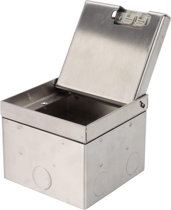 Inbouw Stopcontact RVS Vloerdoos Waterdicht voor Binnen en Buiten Gebruik | AC250V Plug Accessoires, Recessed Box, Elektrische Oplossingen — afbeelding 5