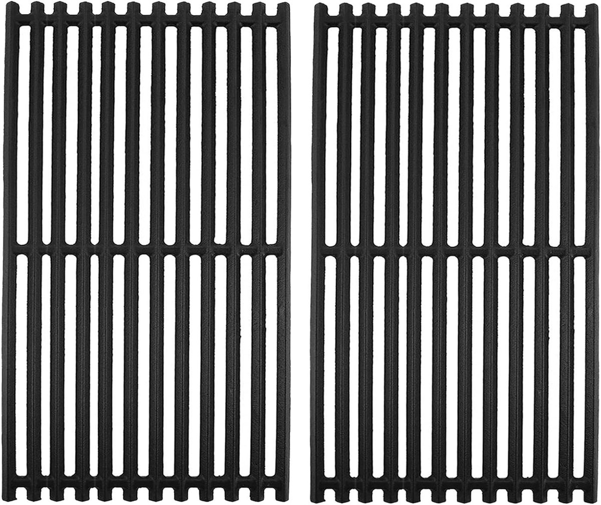 Grillroosters Gietijzer - BBQ Platen - Buiten Koken - Mat Gietijzer - 43 x 22 cm - Zwart