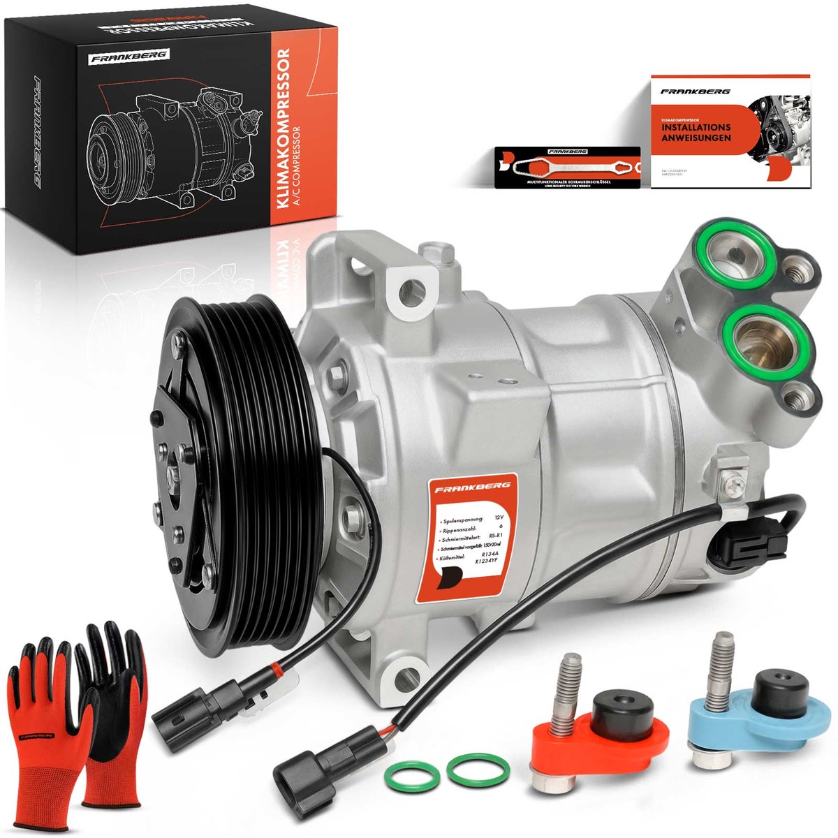 Frankberg 1x airconditioning compressor voor Volvo