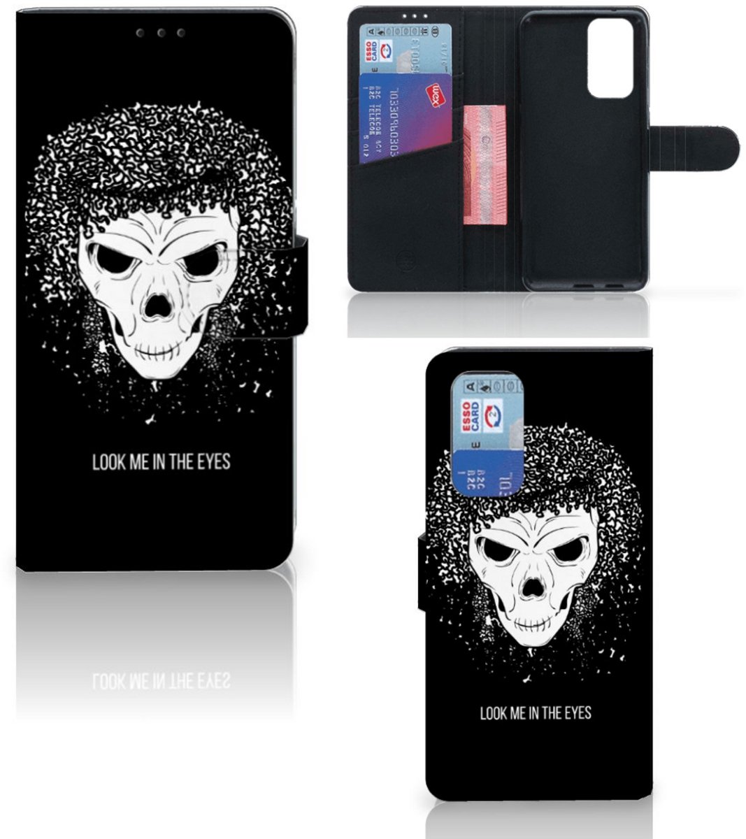 Telefoonhoesje met Naam OnePlus 9 Pro Skull Hair