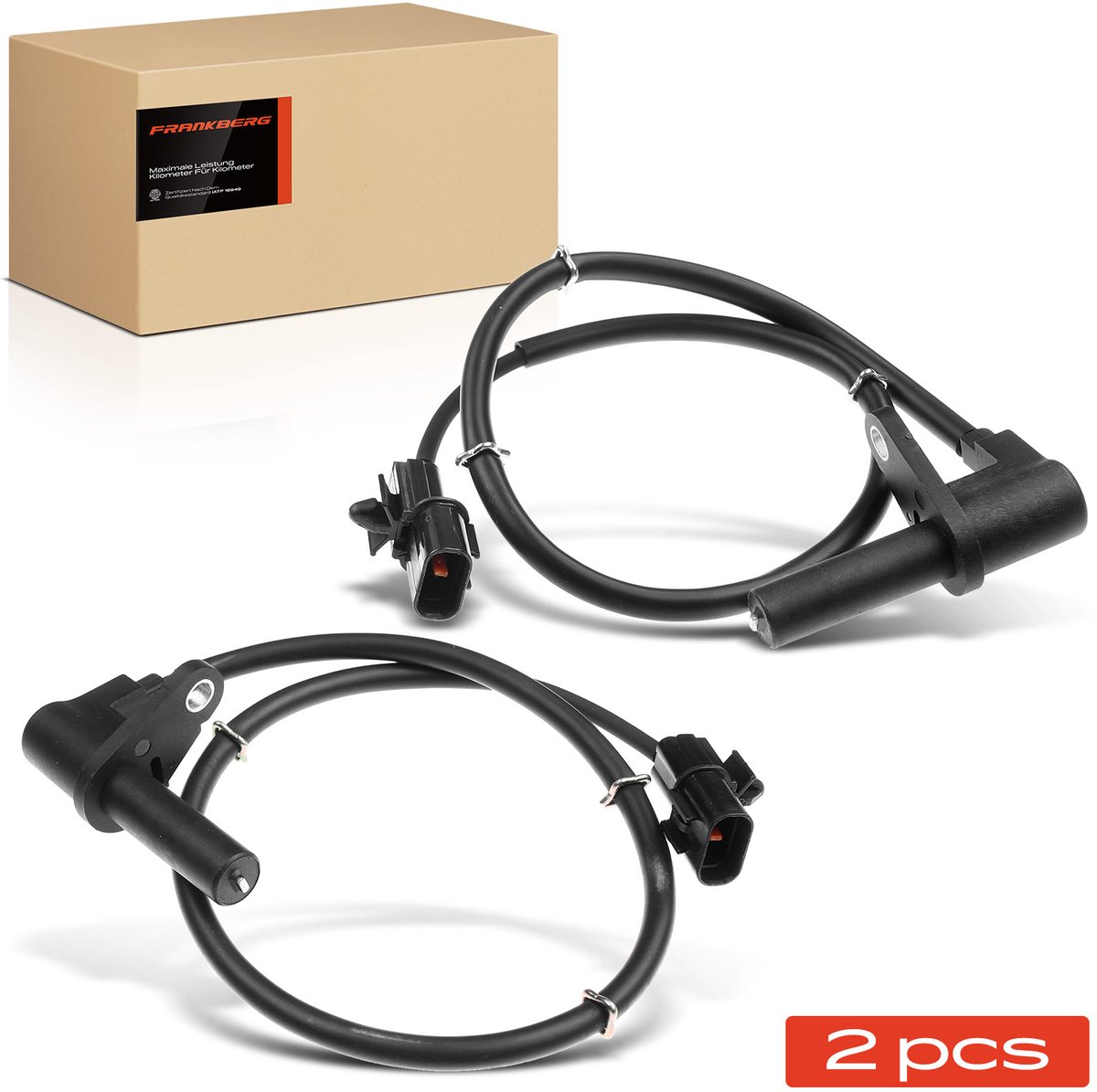 Frankberg 2x ABS Sensor Achteras voor Mitsubishi