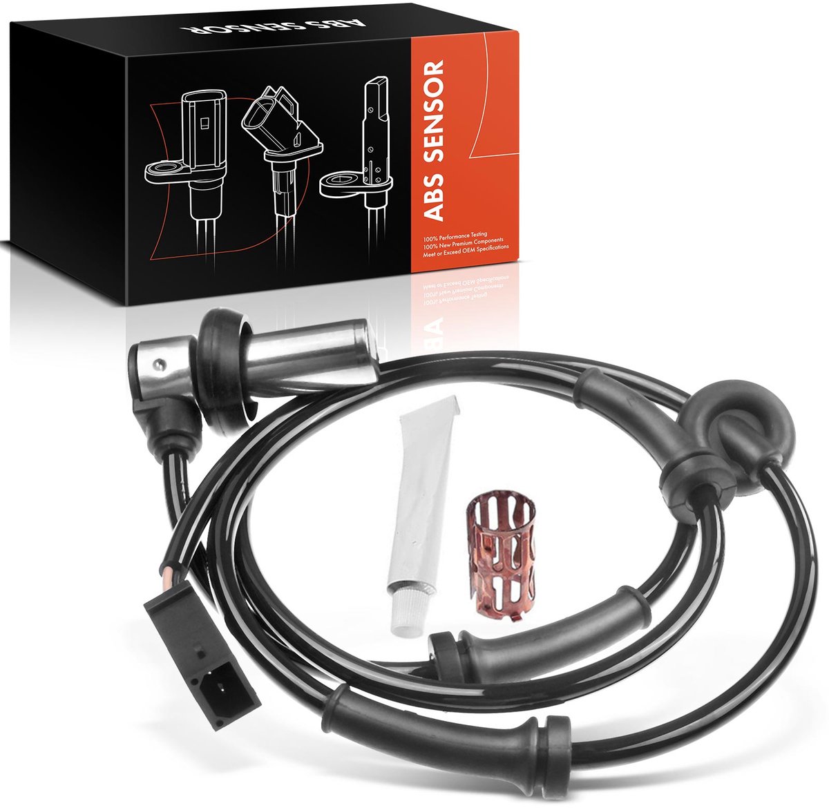 Frankberg 1x ABS-sensor achteras links rechts voor Audi 80 Avant 16L