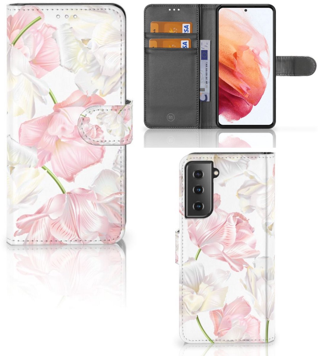 Samsung Galaxy S21 Hoesje Lovely Flowers