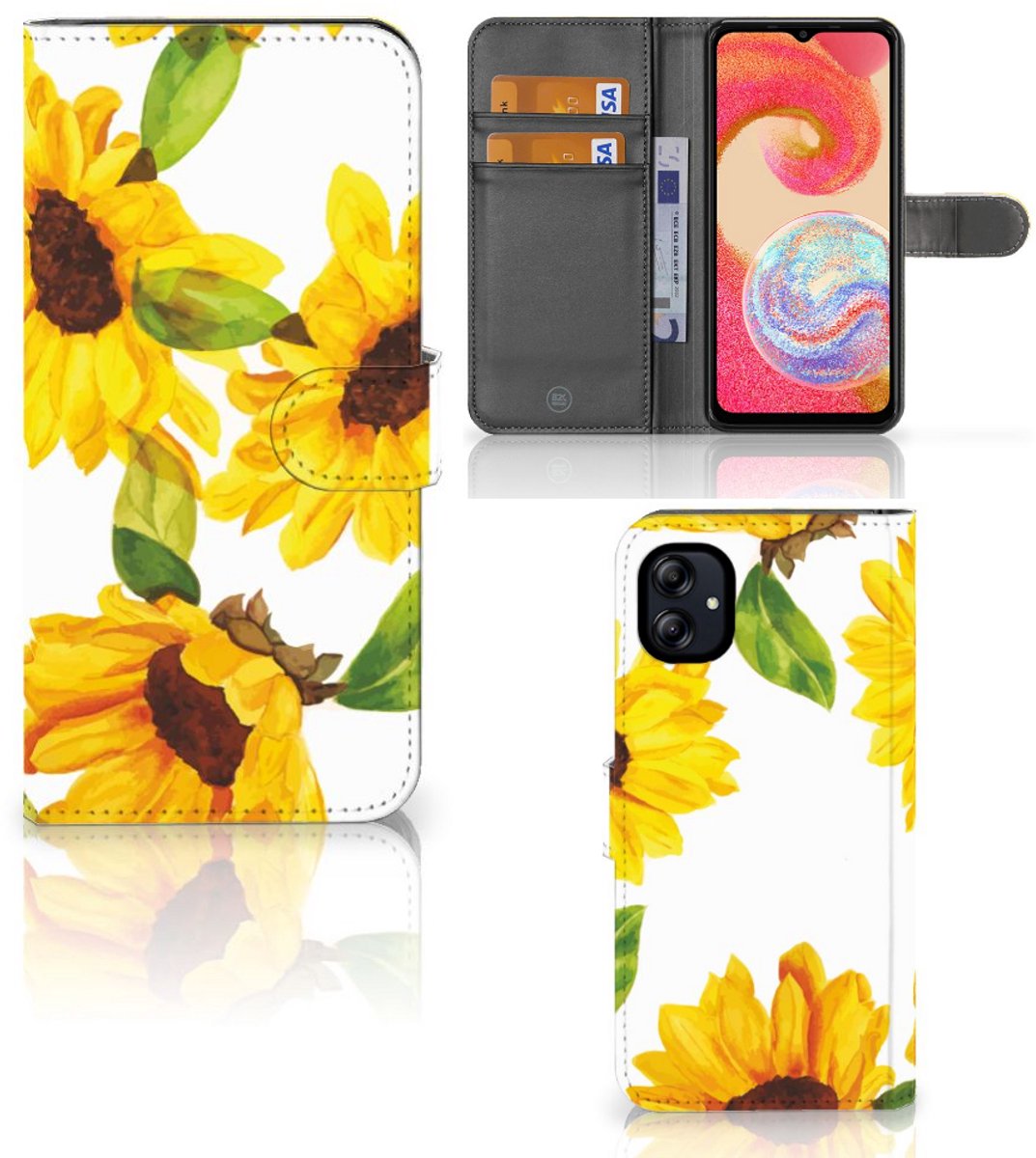 Hoesje voor Samsung Galaxy A04e Zonnebloemen