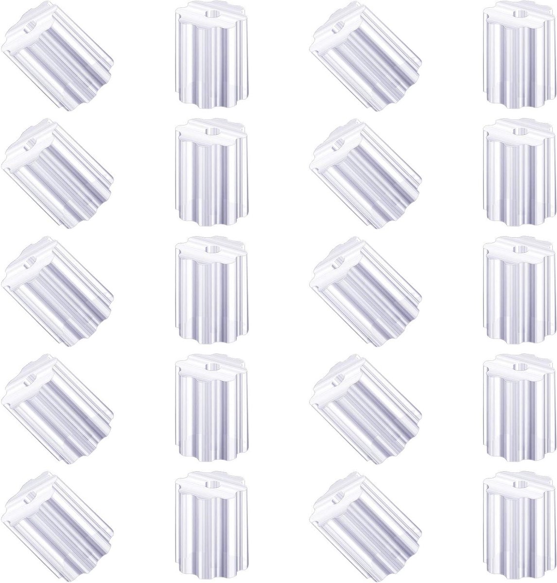 Duidelijke Rubber Oorbellen en Veiligheidsachterkappen voor Vissershaken - 500 Stuks, Oorbellenaccessoires, Oorbellenbeveiliging