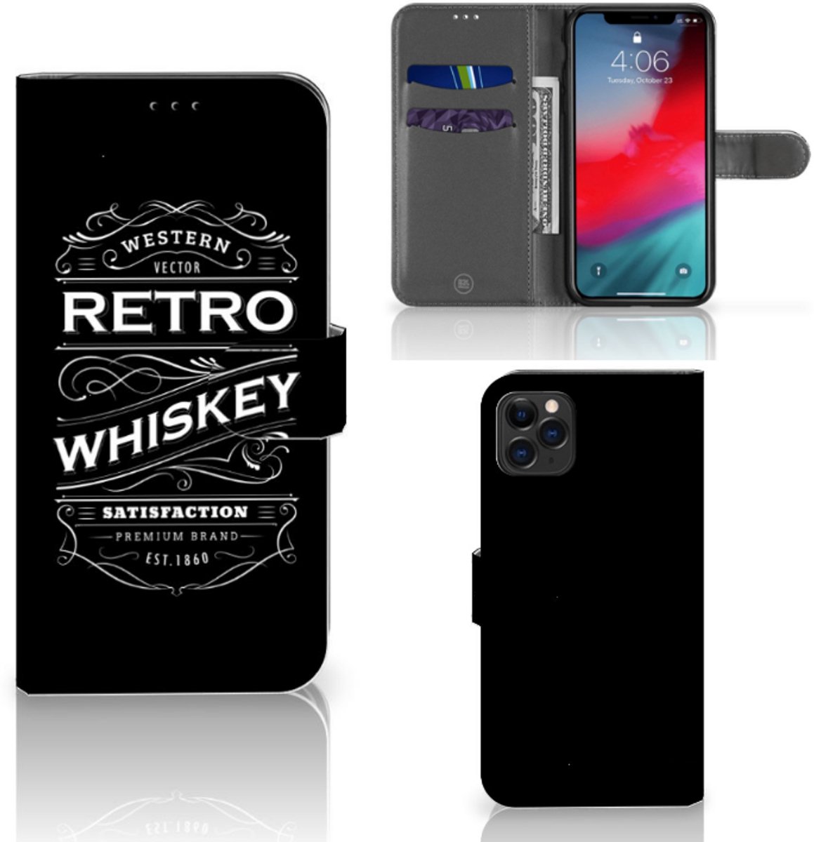 Apple iPhone 11 Pro Max Book Cover Whiskey