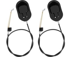 Nonley Set van 2 vervangende onderdelen voor fauteuil, zware metalen fauteuil handvat vervanging met kabel, duurzame fauteuil trekhendel release past op de meeste grote fauteuil sofa stoel