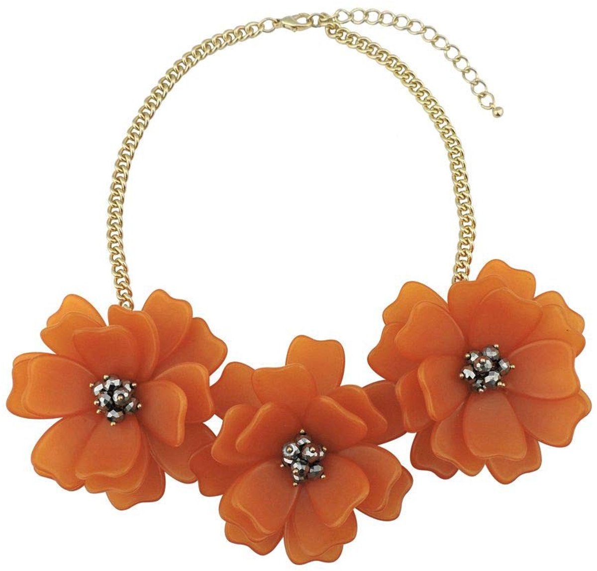 Bocar Statement Flower Necklace - Handgemaakte Bib Collar Sieraden voor Vrouwen