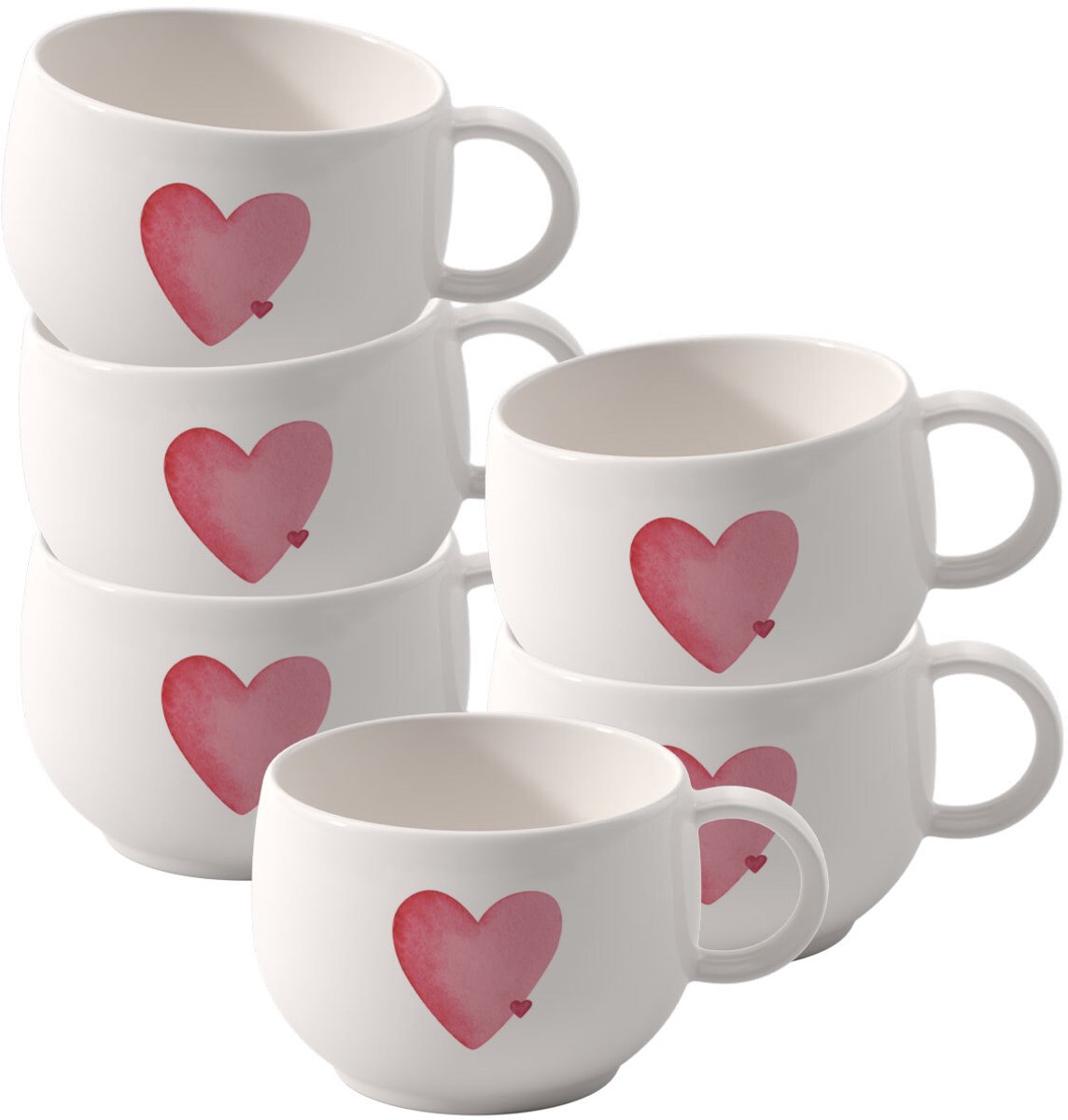 Espressotassen With Love 60 ml Set van 6