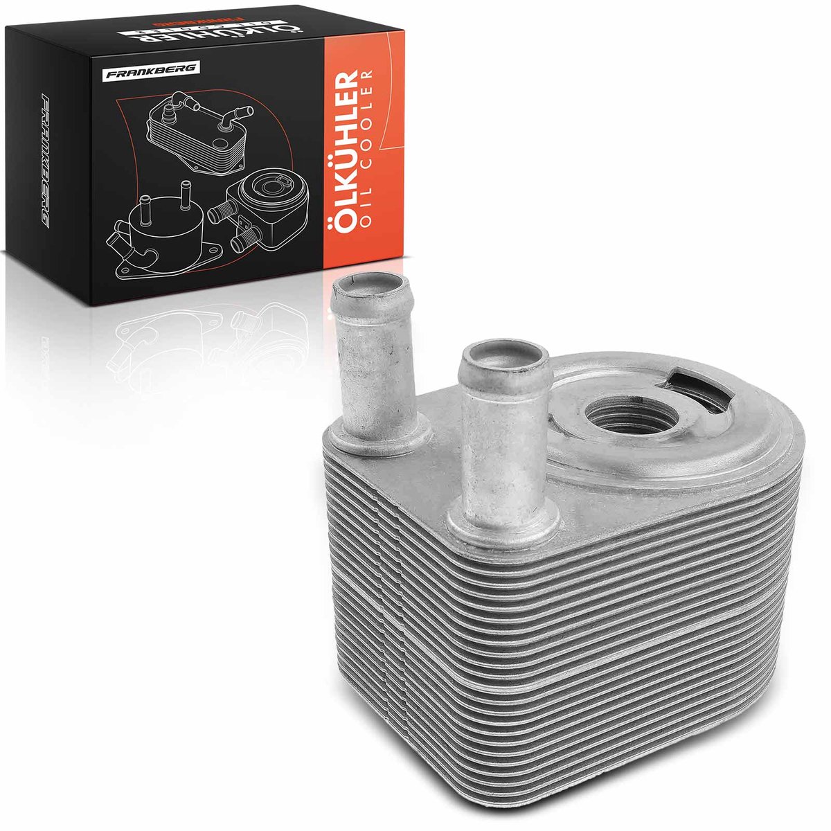 Frankberg 1x Oliekoeler motorolie voor Land Rover Discovery III L3