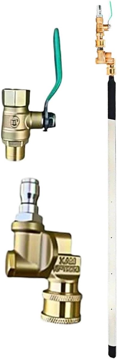 Hogedrukreiniger Accessoire - Reinigingsstaaf Radiator - Koeling Optimaliseren - Roestvrij