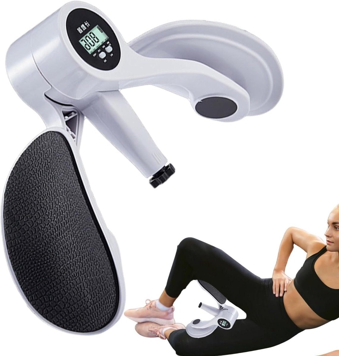 Binnenbeen Trainer - Heup Trainer - Spier Definitie - Met Digitale Teller - 7-14 kg - Wit