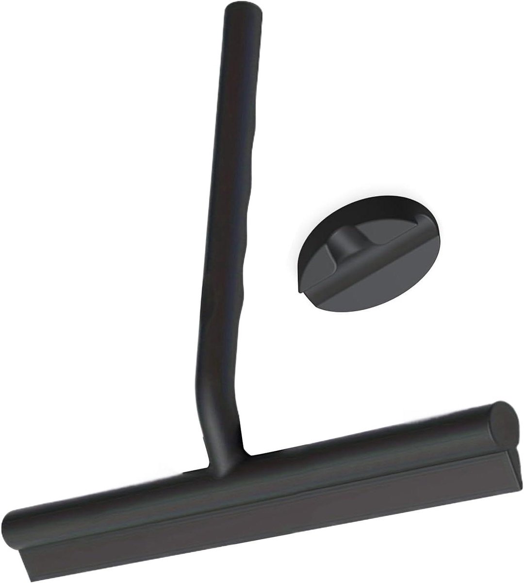 Douchewisser Raamwisser - Schoonmaakgereedschap - Vlekkeloos Reinigen - Magnetische Haak - 28 cm - Zwart