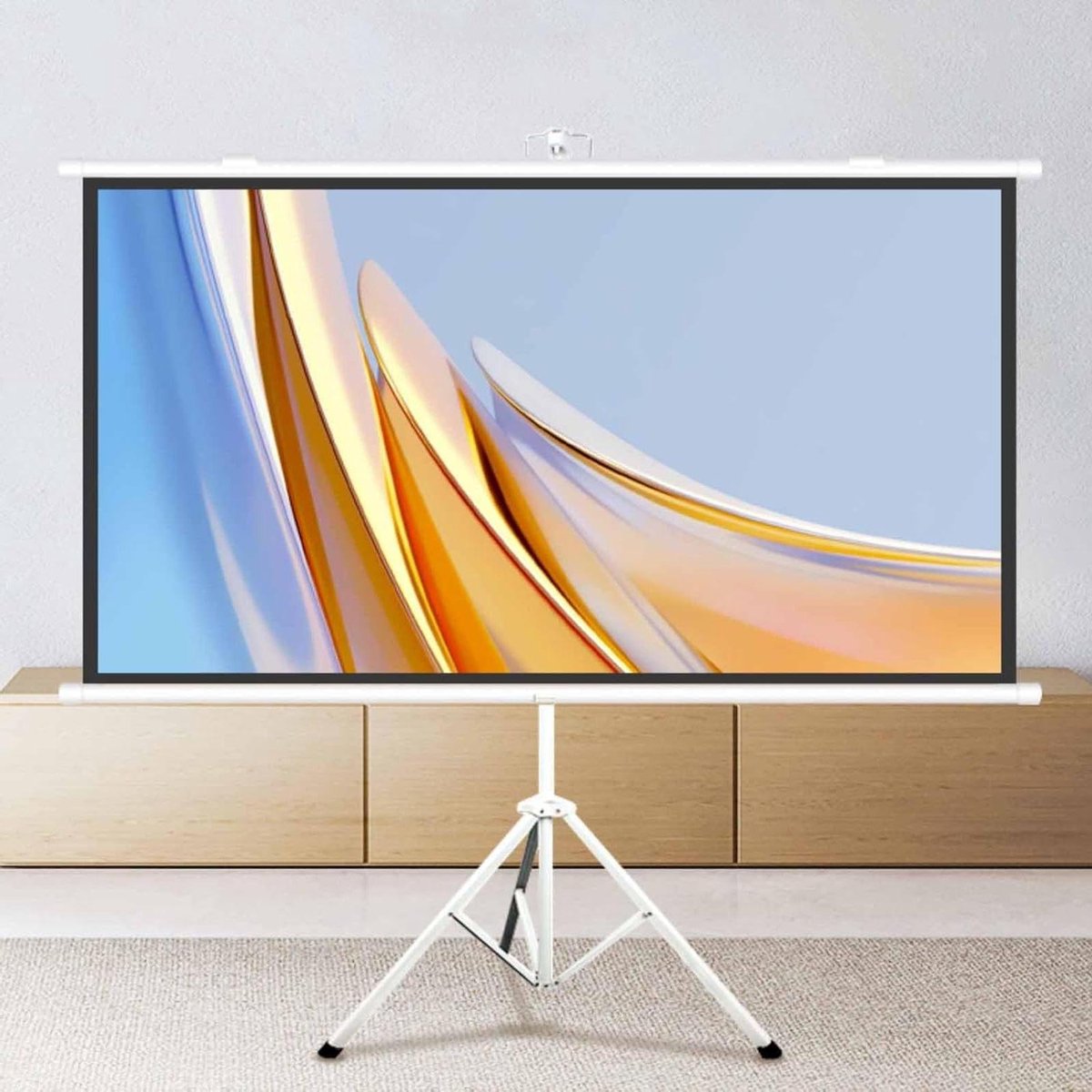 Projectiescherm - Beeldscherm - Home Cinema - Kreukvrij Glasvezel - 60 Inch 16:9 - Wit