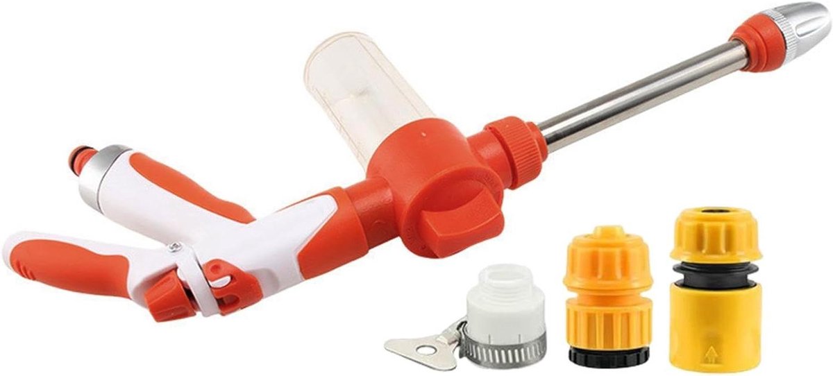 Hogedrukreiniger - Watersproeier - Auto's Wassen - Verstelbare Sproeimodi - 38.5 x 15 x 9 cm - Zwart