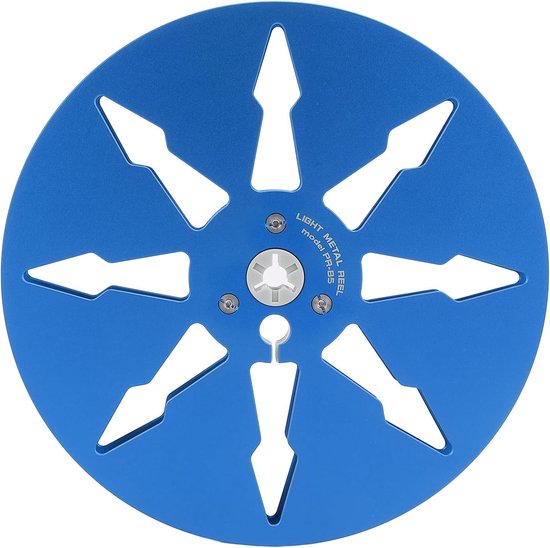Lege Tape Spoel - Open Spoel Spoel - Muziek Opnemen - 8 Windbestendige Gaten - 7 Inch Diameter - Blauw — afbeelding 3