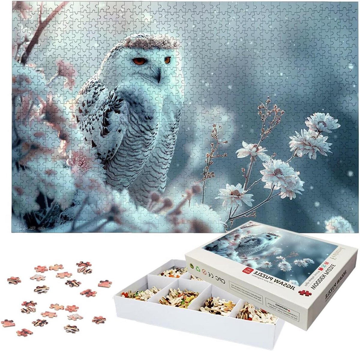 Houten Puzzel - Legpuzzel Volwassenen - Ontspanning Thuis - Natuurlijk Hout - 2000 Stukjes - Meerkleurig