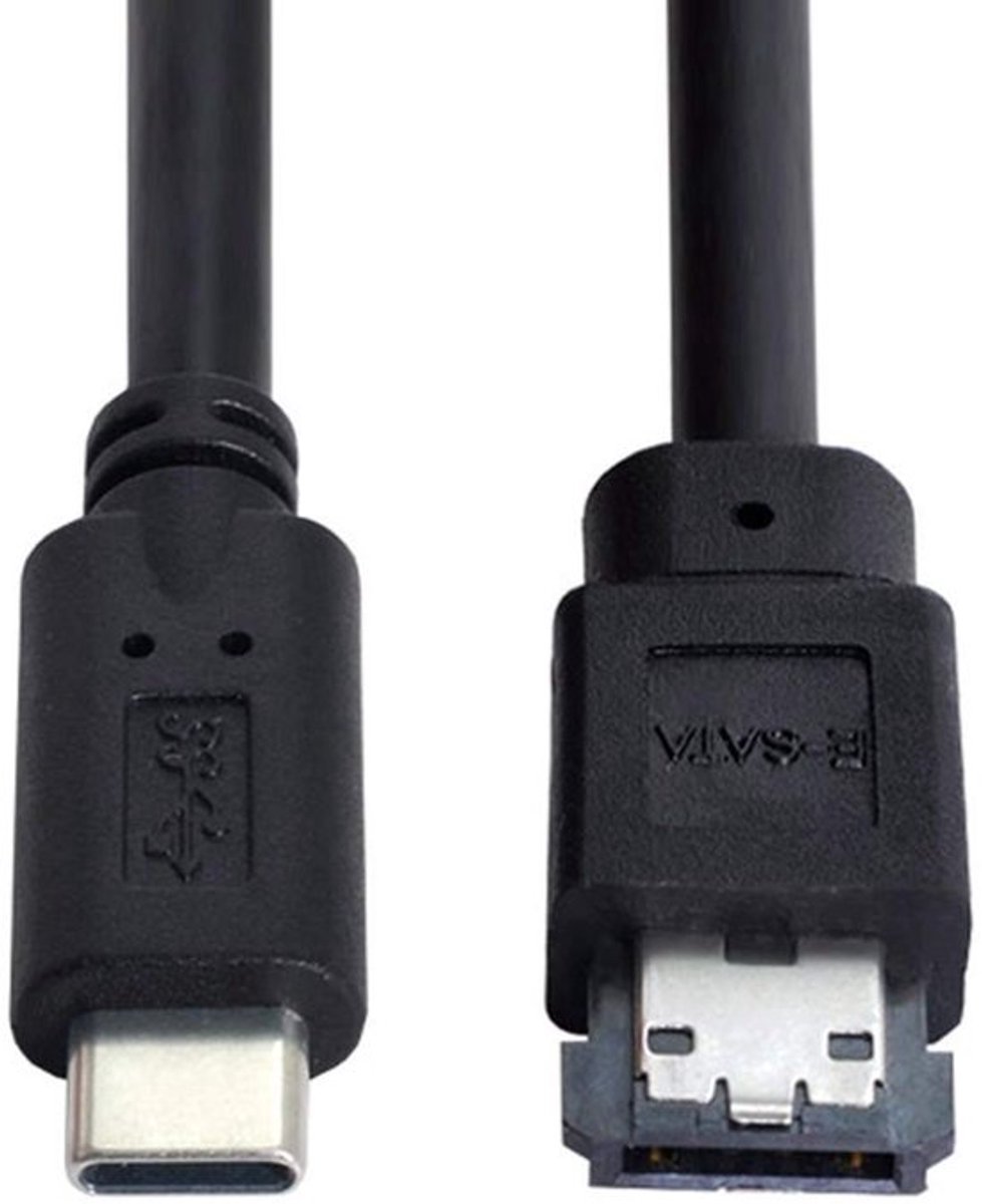 Usb-C naar eSATA Kabel voor Externe Harde Schijf (Hdd/Ssd) - 1 Meter