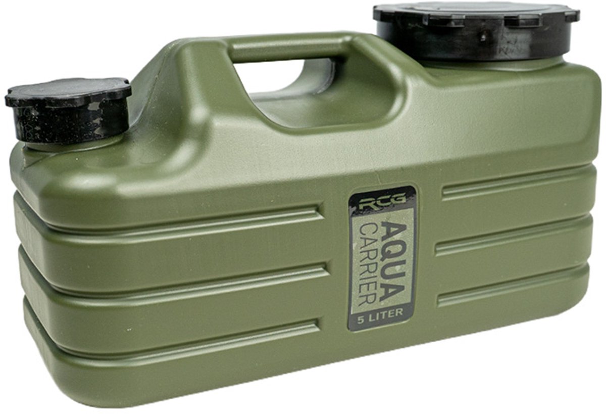 RCG Aqua Carrier 5 Liter - Watertank Jerrycan - Karpervissen & Outdoor - Olijfgroen