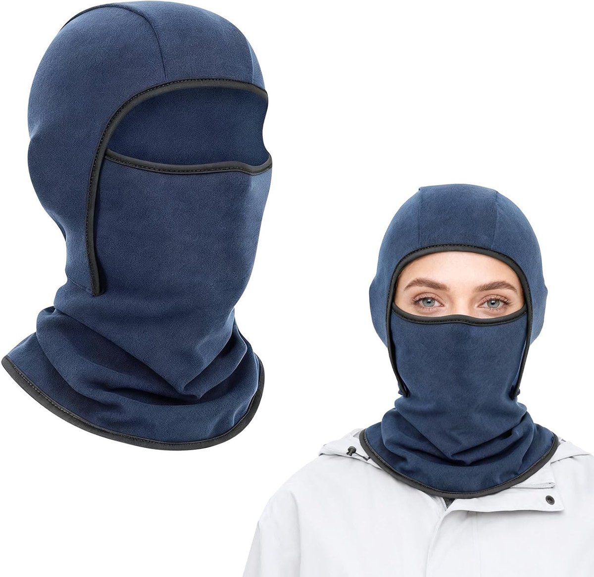Winter Balaclava voor Mannen en Vrouwen | Ademend Fleece, Winddicht en Thermisch | Bescherming voor Nek bij Buitenactiviteiten zoals Fietsen en Hardlopen