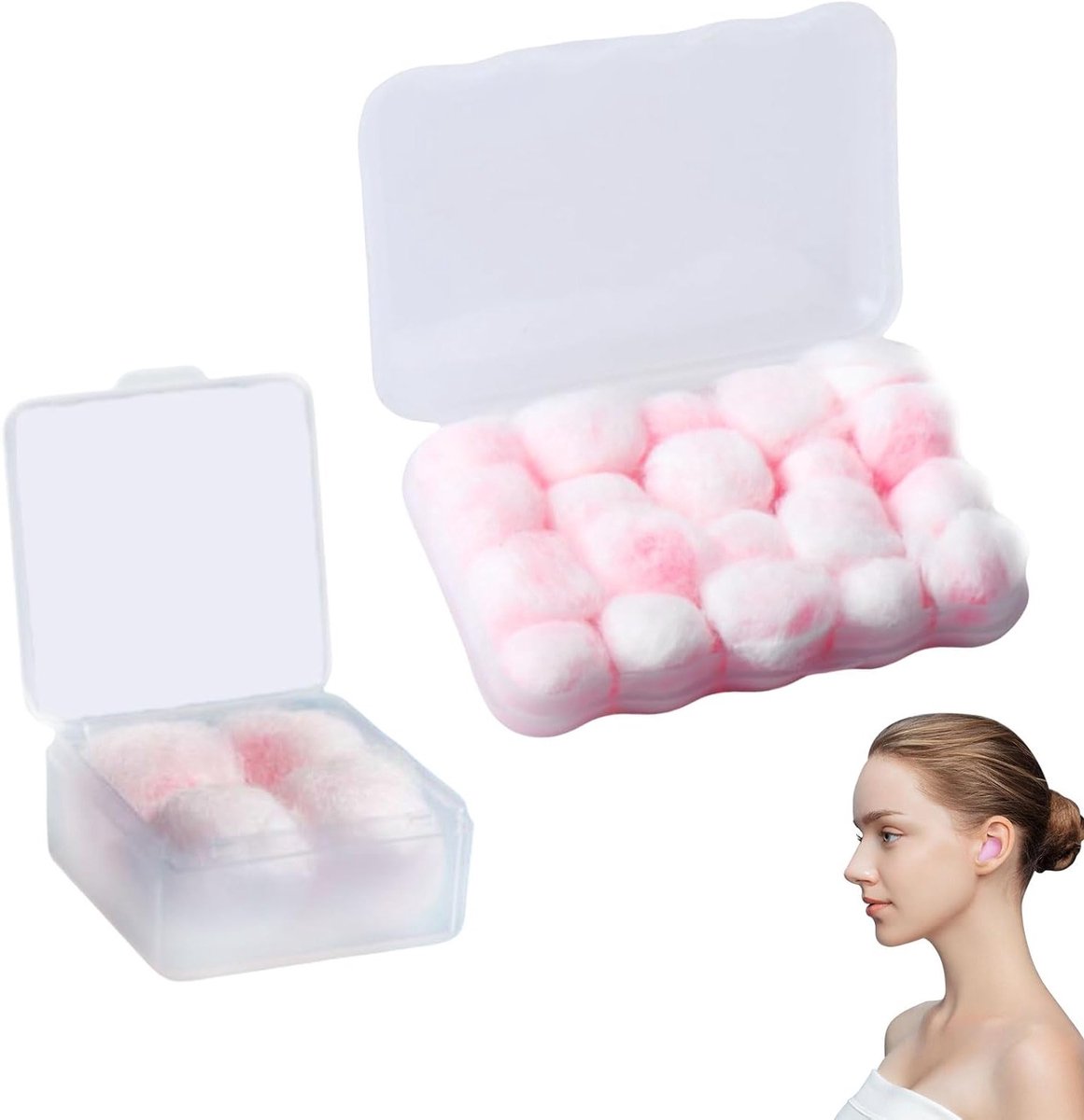 Mouldable oordopjes voor geluiddemping, comfortabel en herbruikbaar, ideaal voor zwemmen en lawaai