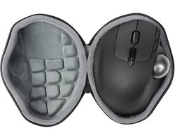 Hard Travel Case voor Draadloze Trackball Muis - Geschikt voor Nulea, Logitech Ergo M575/M570/MX Ergo - Bescherming en Draagbaarheid