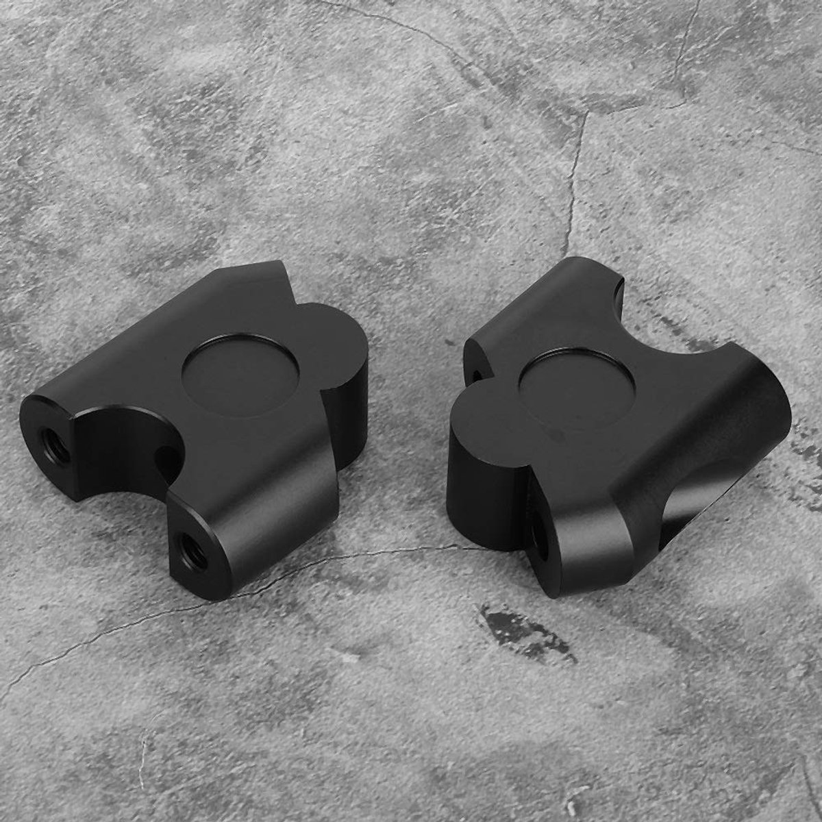Dailygoods - 22 mm Universele Motorfiets Stuur Riser - Stuur Klem Adapter - Aluminium - Verstelbaar - Geschikt voor Honda Yamaha Ducati Kawasaki -...