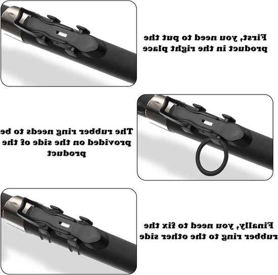 Magnetische Hengel Haak Houder met Rubber Ring - 4 Stuks - Handige Accessoires voor Vissen, Lure Bevestigingen en Haakbeveiliging — afbeelding 2