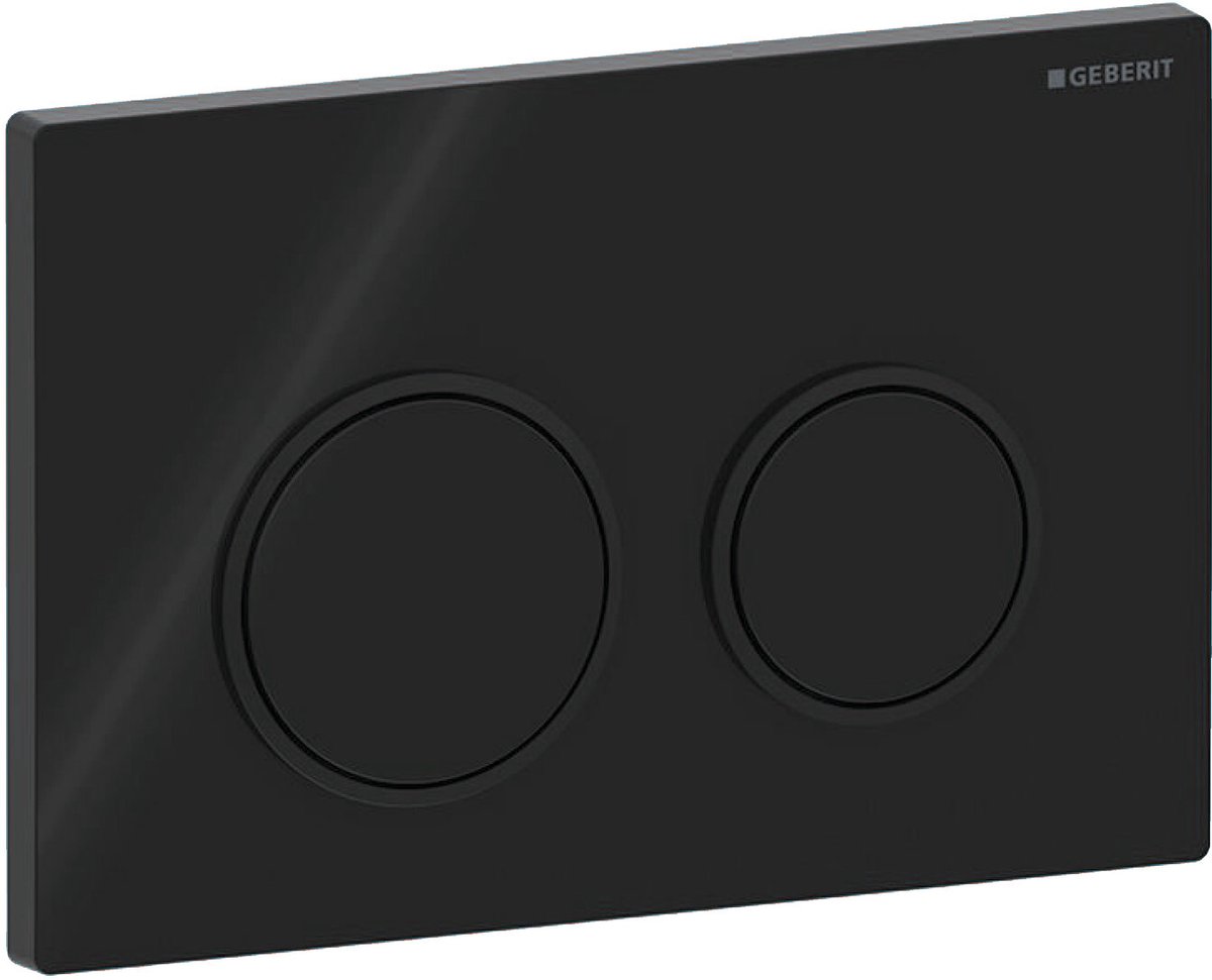 Geberit Omega20 - Bedieningsplaat, zwart 115.085.DW.1